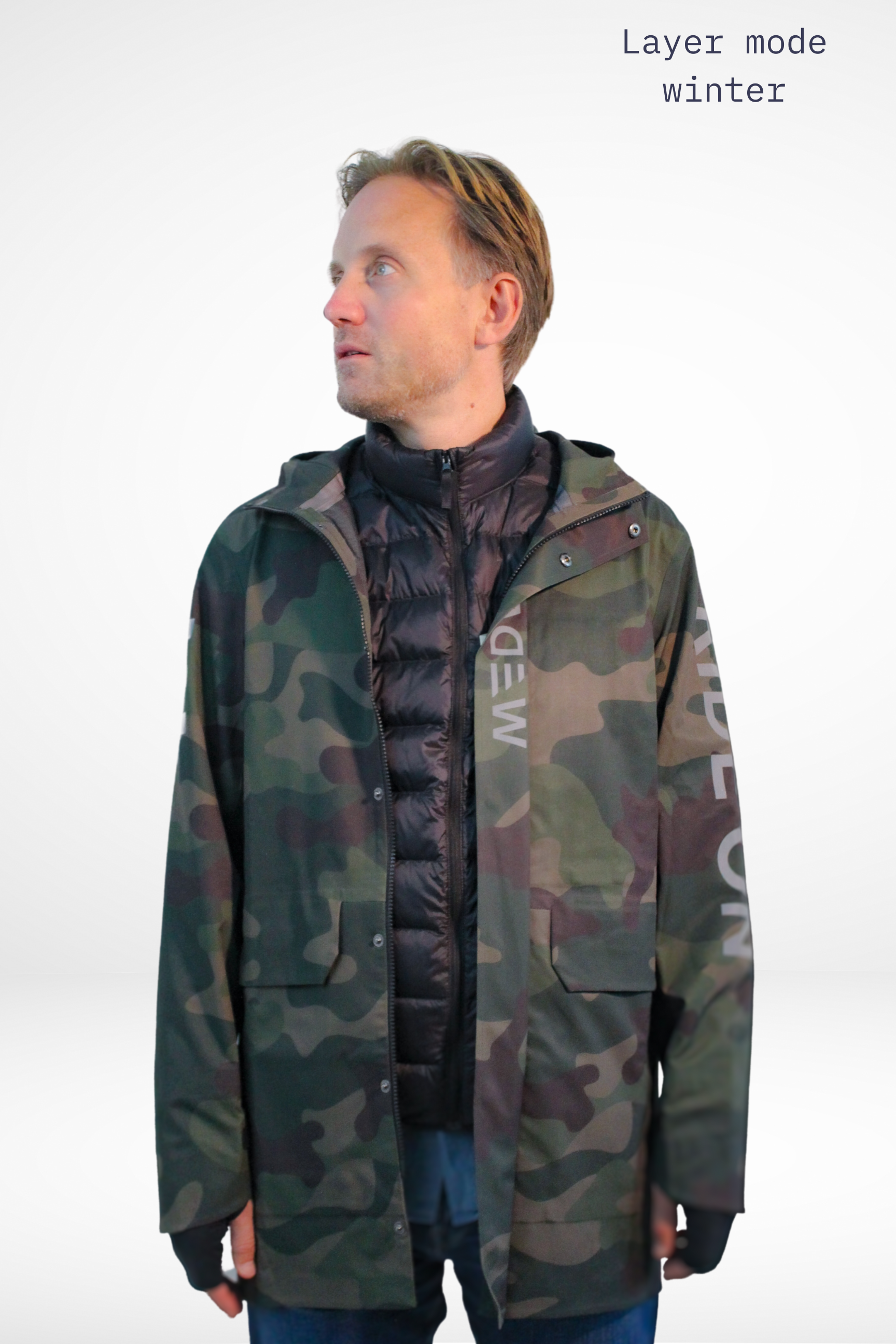 Allweather Fahrradjacke - Urban Jungle - Herren