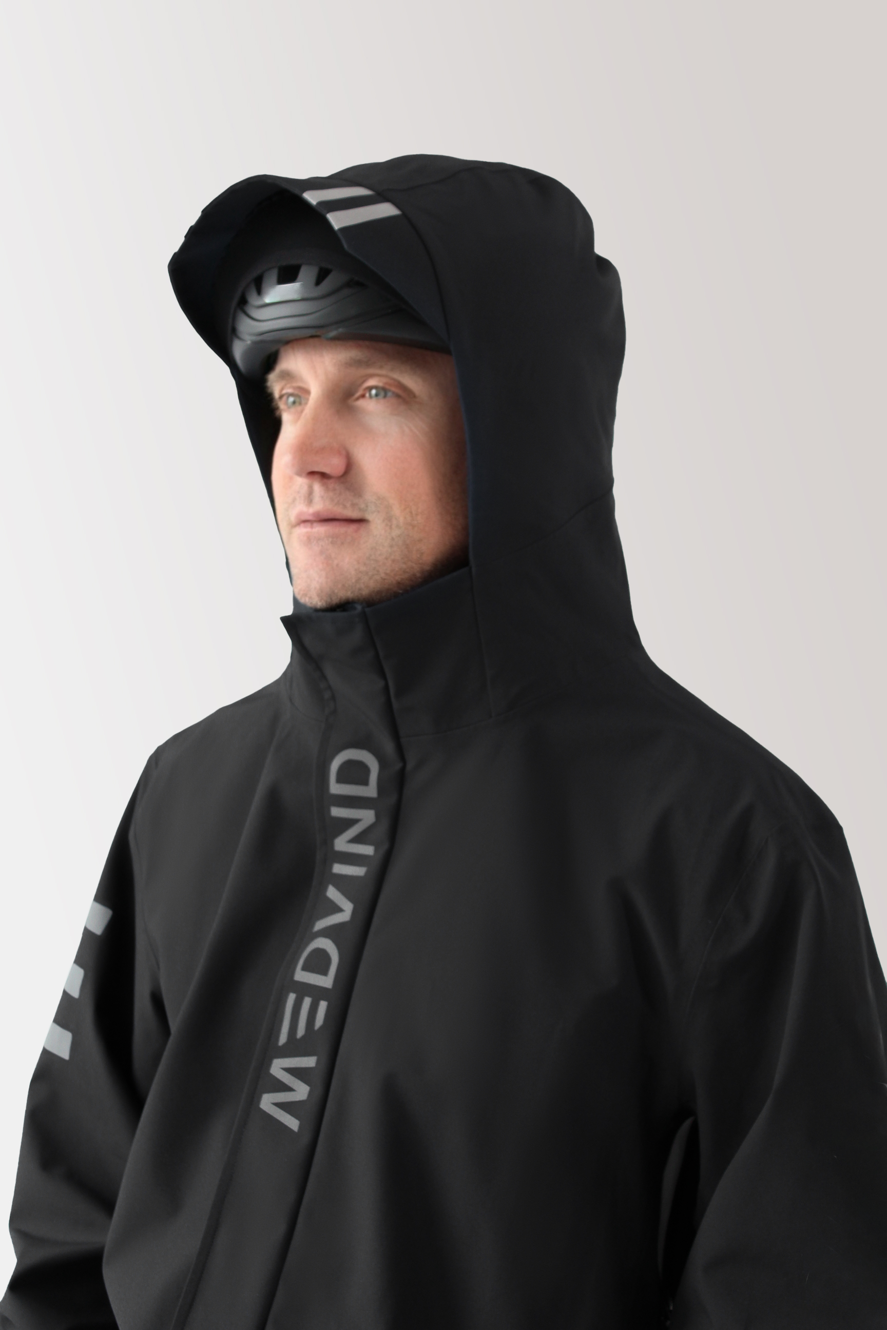 Allweather Fahrradjacke - Black bird - Herren