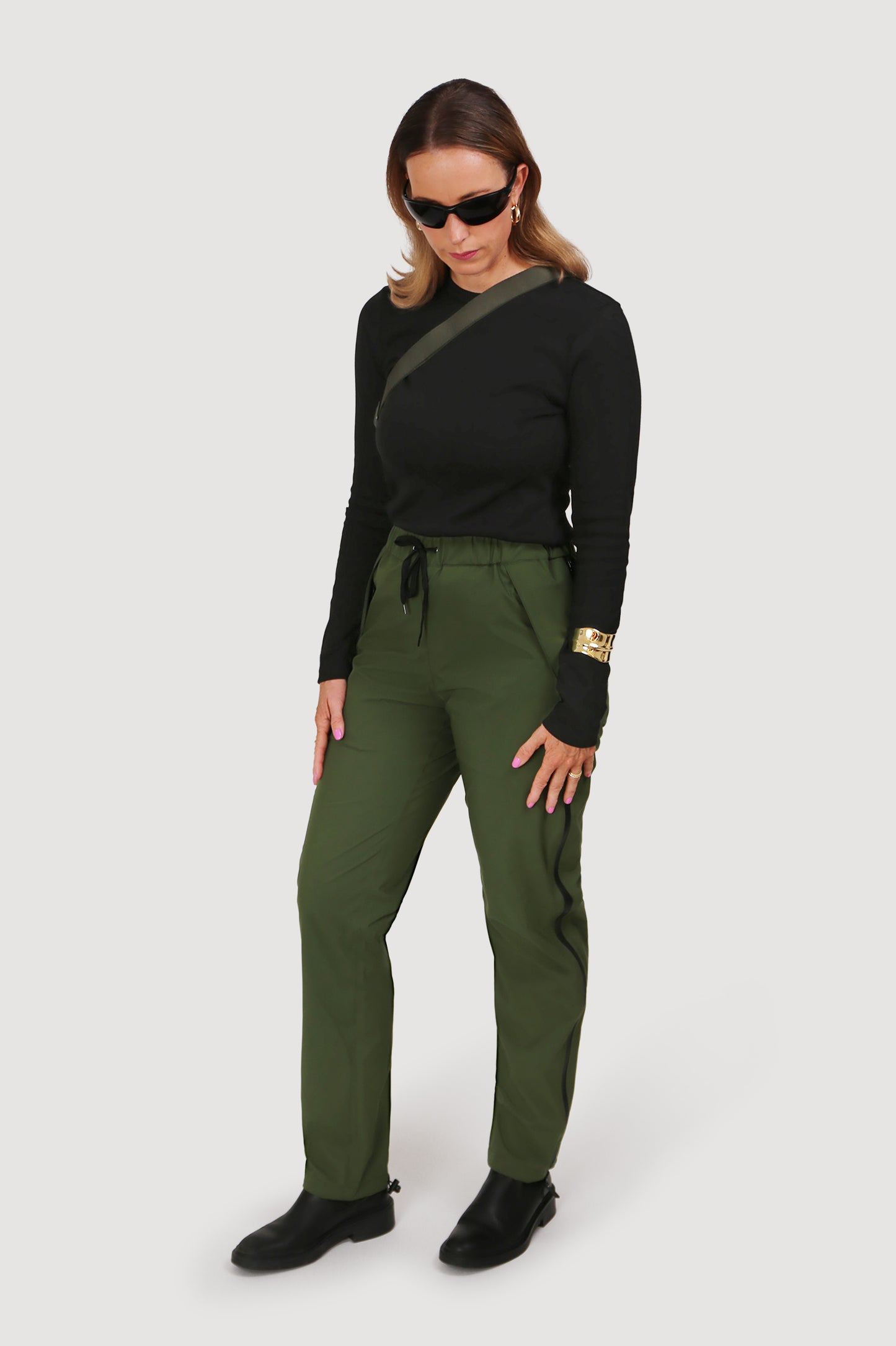 Collant de cyclisme toutes saisons 2e génération - Feuille d'olivier - Femme