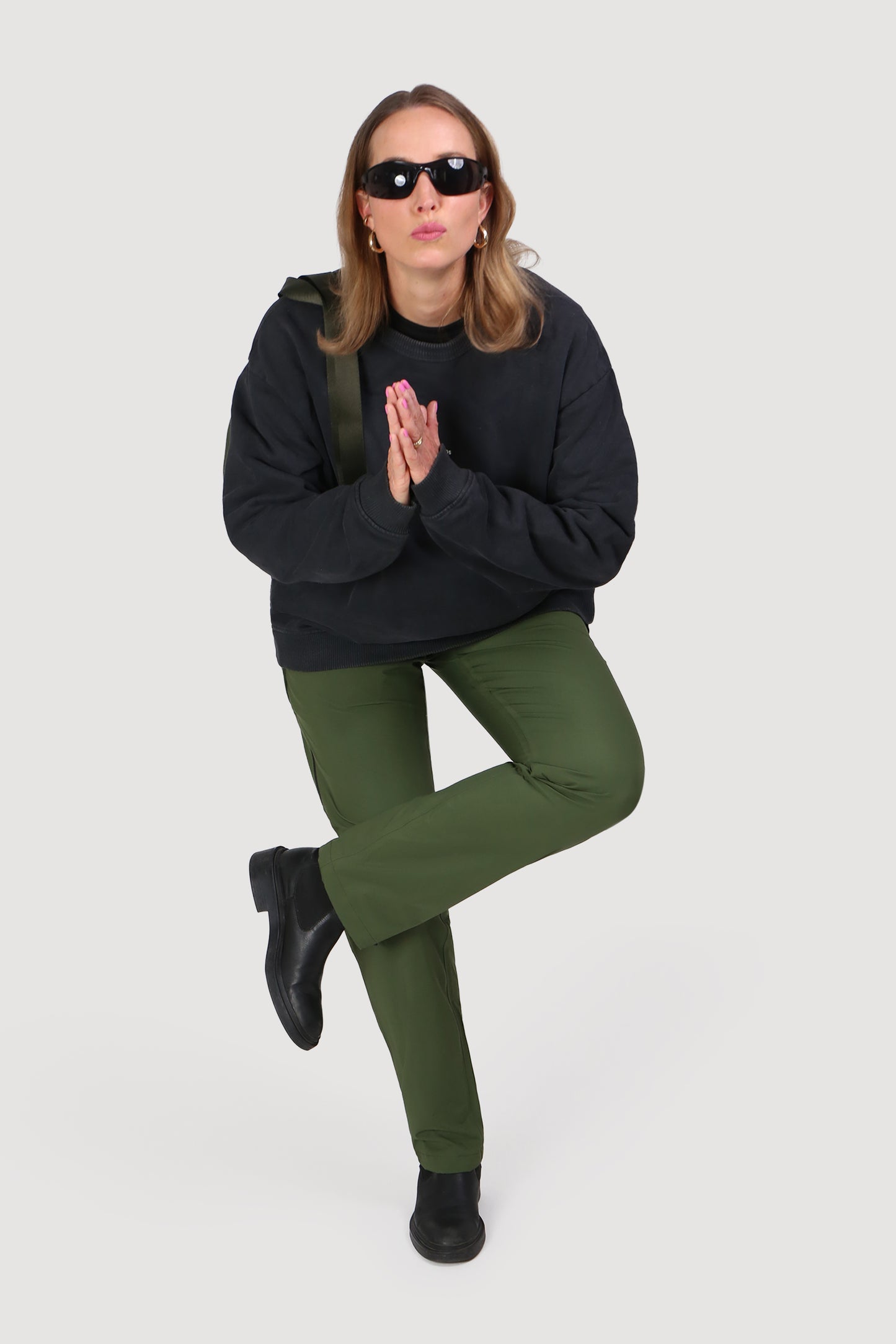 Collant de cyclisme toutes saisons 2e génération - Feuille d'olivier - Femme