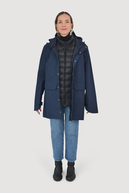 WeatherShield Cycling Jacket - Midnight Blue - Women