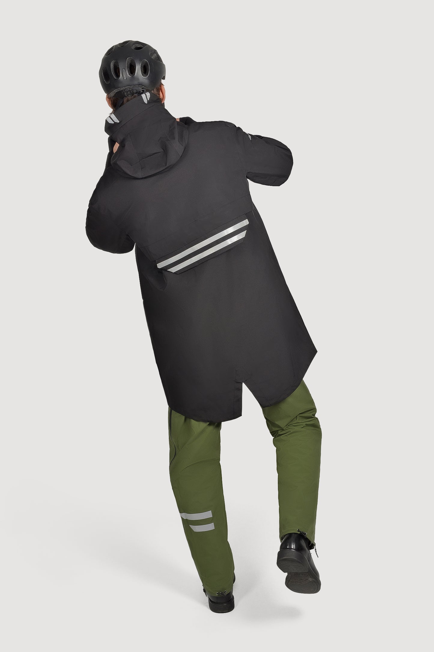 2nd Gen - Allweather Fahrradjacke - Black bird - Herren