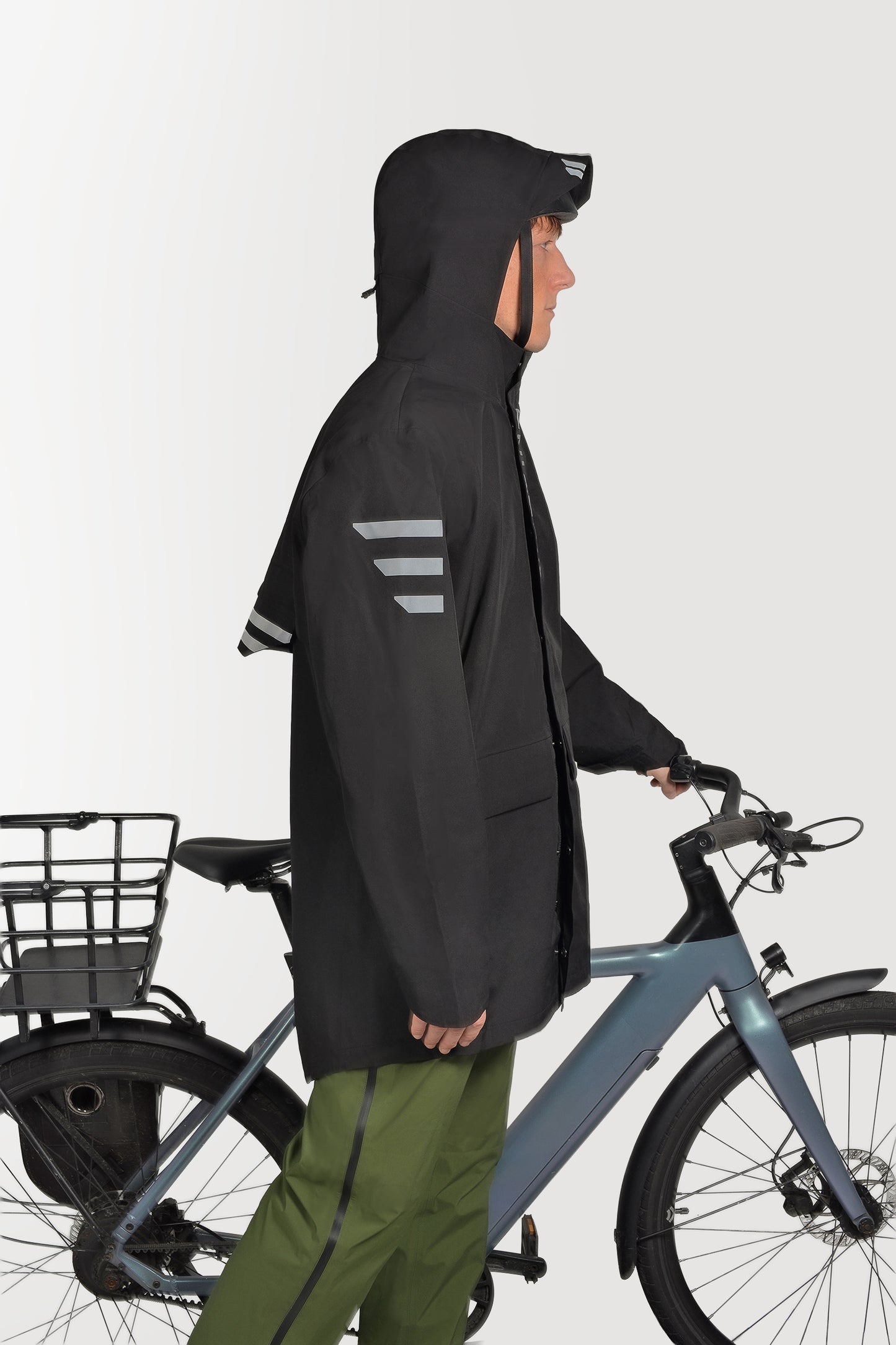 2nd Gen - Allweather Fahrradjacke - Black bird - Herren