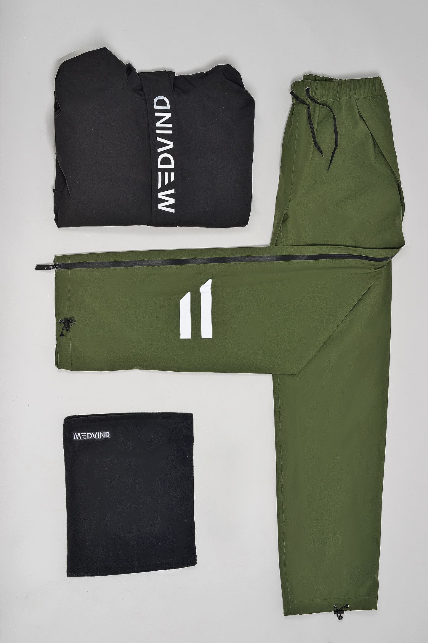 2nd Gen Urban Survival Kit - Black bird - Olive leaf - Männer