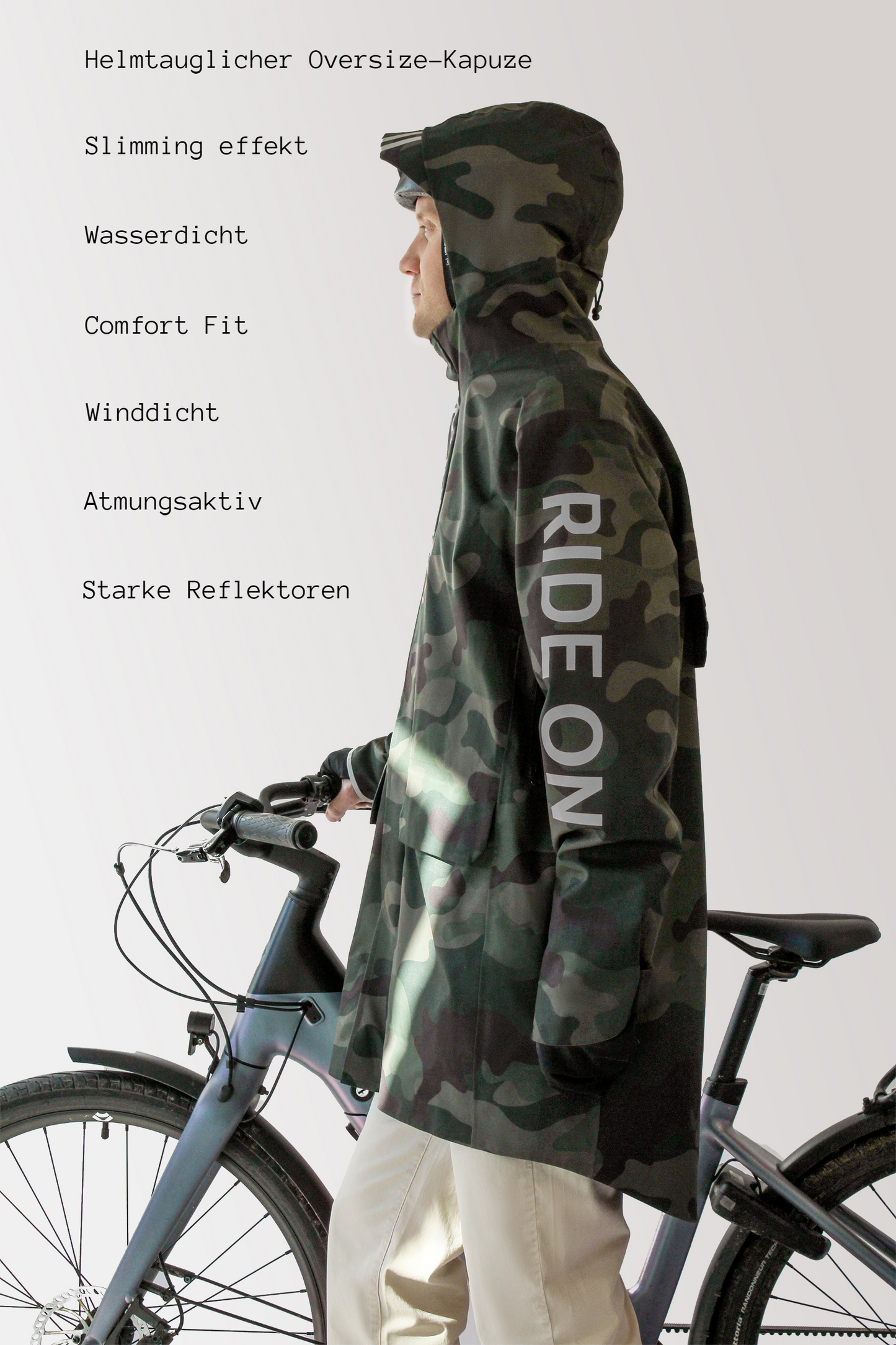 WeatherShield Cycling Jacket Urban Jungle Men MEDVIND Sweden