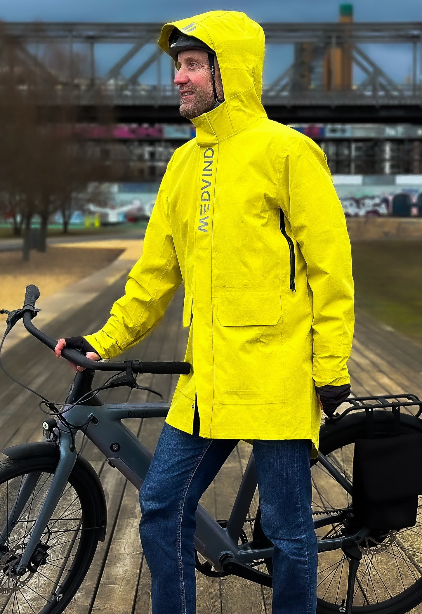 WeatherShield Fahrradjacke - Go Bananas - Herren